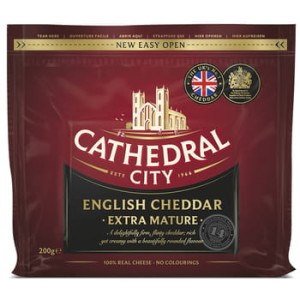 Ser Cheddar Extra Mature Cathedral City 200 g