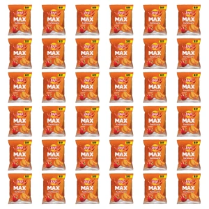 Lay's MAX Karbowane Chipsy o smaku paprykowym 40g X36