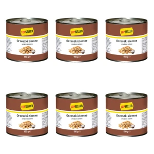TOPSELLER Orzeszki ziemne smażone solone 150 g X6