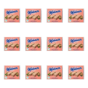 Manner Wafle z nadzieniem orzechowym 75g X12