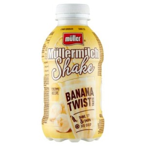 Napój mleczny Müllermilch Shake o smaku banana 400 g