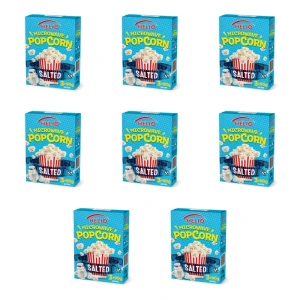 Microwave Popcorn Salted 3 x 90 g HELIO X8