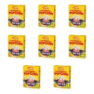 Microwave popcorn butter 3 x 90 g HELIO X8