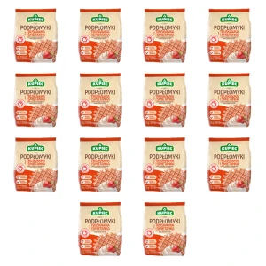 Kupiec Podpłomyki truskawka & śmietanka 70g X14