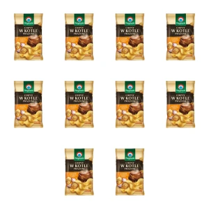 Przysnacki Chipsy w kotle prażone Cheddar z czerwoną cebulą 125g X10