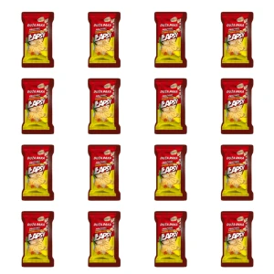 Łapsy Prażynki karbowane o smaku zielonej cebulki 110g X16