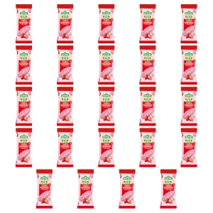 Kupiec Wafle ryżowe w polewie jogurtowej o smaku truskawkowym 60g X24