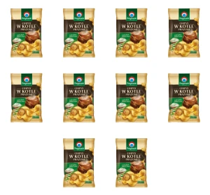 Przysnacki Chipsy w Kotle prażone kwaśna śmietana 125 g X10