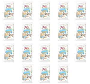 Popcorn do mikrofalówki bez dodatku tłuszczu i soli HELIO Natura 80 g X18