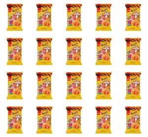 Tygryski chrupki kukurydziane o smaku miód malina 70 g X20