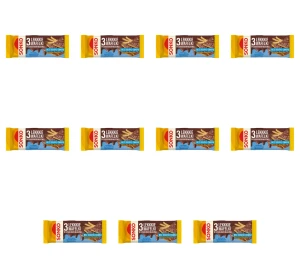 SONKO 3 Lekkkie wafelki w czekoladzie mlecznej bez dodatku cukru 36g X11