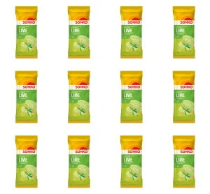 SONKO Wafle ryżowo-kukurydziane o smaku limonki 70g X12