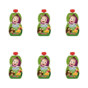 BoboVita Mus Morele z Jabłkiem i Gruszką po 6 miesiącu 100 g X6