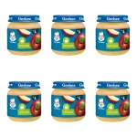 GERBER Deserek Jabłuszka po 4 miesiącu 125 g X6