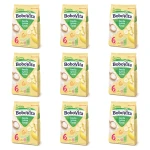 BoboVita Kaszka mleczno-ryżowa banan po 6 miesiącu 230 g X9