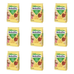 BoboVita Kaszka manna 3 owoce po 6 miesiącu 180 g X9