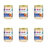 HiPP BIO Przysmak na Dobranoc Kaszka mleczna z biszkoptami i jabłkami po 4. miesiącu 190 g X6