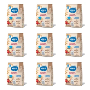 NESTLE Kaszka mleczno-ryżowa jabłko-wiśnia po 8 miesiącu 230 g X9