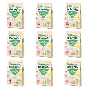 BoboVita Kaszka mleczno-ryżowa wanilia po 4 miesiącu 230 g X9