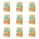 BoboVita Porcja Zbóż Kaszka mleczna 3 zboża zbożowo-owsiana jabłko-gruszka po 6 miesiącu 210 g X9