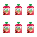 BoboVita Truskawki i wiśnie z bananem po 6 miesiącu 80 g X6