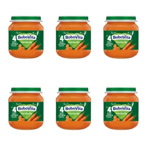 BoboVita Obiadek Marchewka po 4 miesiącu 125g X6