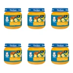 Gerber Obiadek Krem z jasnych warzyw z kurczakiem po 5 miesiącu 125 g X6