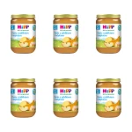 HiPP BIO od pokoleń, Dynia z jabłkiem i indykiem, po 5. m-cu, 190 g X6