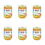 HiPP BIO od pokoleń, Rosołek z kurczaka z kaszką manną, po 5. m-cu, 190 g X6