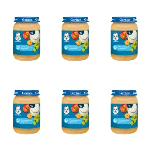 Gerber Deserek owocowy krem z jogurtem po 6 miesiącu 190 g X6