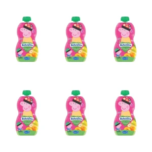 BoboVita Mus gruszka z morelą i bananem po 6 miesiącu 100g X6