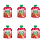 BoboVita Banan jabłko truskawki i kiwi po 6 miesiącu 80g X6