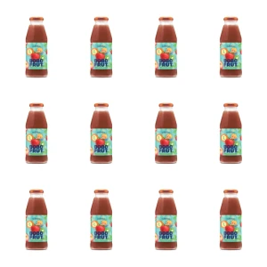 Bobo Frut Nektar Jabłko, truskawka 300 ml po 12 miesiącu X12