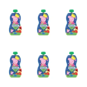 BoboVita Mus jabłko i truskawki z bananem po 6 miesiącu 100g X6