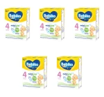 Bebiko Junior 4 NUTRIflor Expert Mleko dla dzieci powyżej 2. roku życia 600 g X5