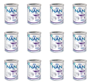 NAN EXPERTPRO HA 1 Hypoalergiczne mleko początkowe w proszku dla niemowląt od urodzenia 400 g X12