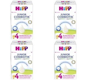HiPP 4 JUNIOR COMBIOTIK dla dzieci po 2. roku, 550 g X4