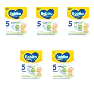 Bebiko Junior 5 NUTRIflor Expert Mleko dla przedszkolaka 600 g X5