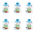 BoboVita JogoMi! Owoce z jogurtem z truskawkami i malinami po 8 miesiącu 80 g X6