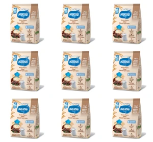 NESTLE Kaszka mleczno-ryżowa kakao po 10. miesiącu 230 g X9