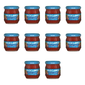 Ketchup Łagodny w Słoiczku Naturalne Składniki - Włocławek 200 g X10
