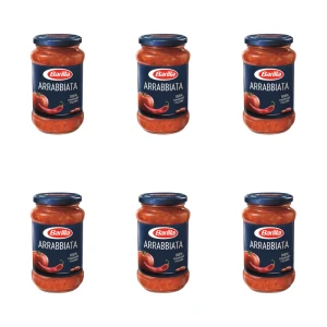 BARILLA Sos Arrabbiata pomidorowy z ostrą papryczką 400 g X6