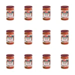 Podravka Ajvar Ostry - Pasta Warzywna z Papryki Bakłażanów Ajwar 350 g X12