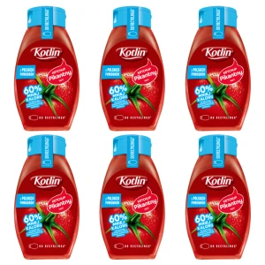Kotlin Ketchup pikantny 60% mniej kalorii 420 g X6