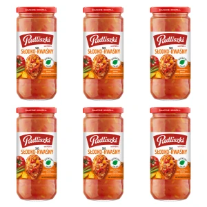 Pudliszki Sos Słodko-Kwaśny 480g X6