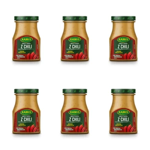 Kamis musztarda STRONG z chili ciętym 185g X6