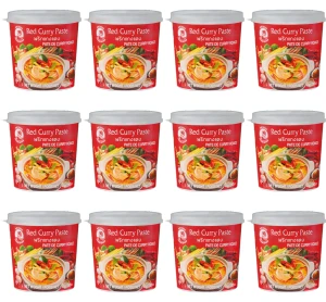 Pasta curry czerwona 1 kg COCK X12