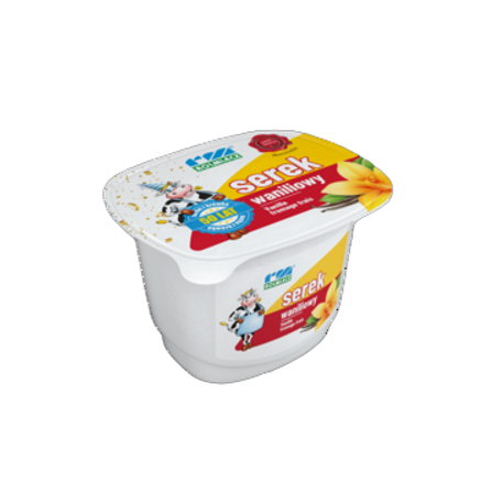 Serek homogenizowany waniliowy Rolmlecz Mlekpol 200 g Serek homogenizowany waniliowy Rolmlecz Mlekpol 200g