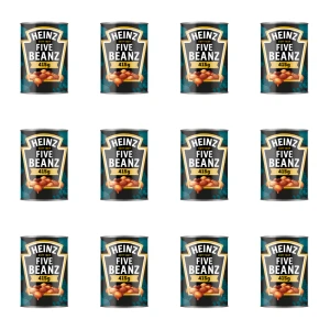 HEINZ Five Beanz - 5 rodzajów fasoli w sosie pomidorowym 415g X12