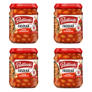 Pudliszki Fasolka w sosie pomidorowym 450g X4